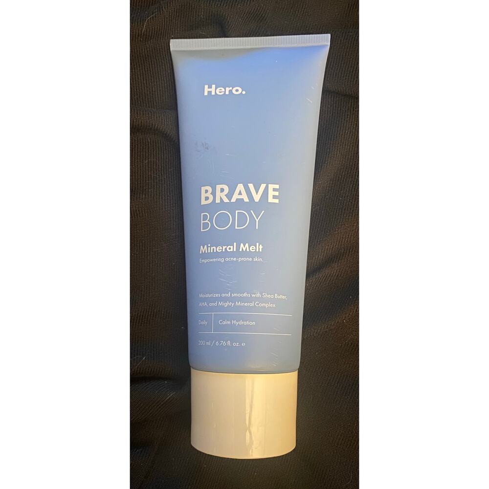 NEW BRAVE Body Hydrating Mineral Melt Hero Shea Butter Lotion Moisterizer AHA
